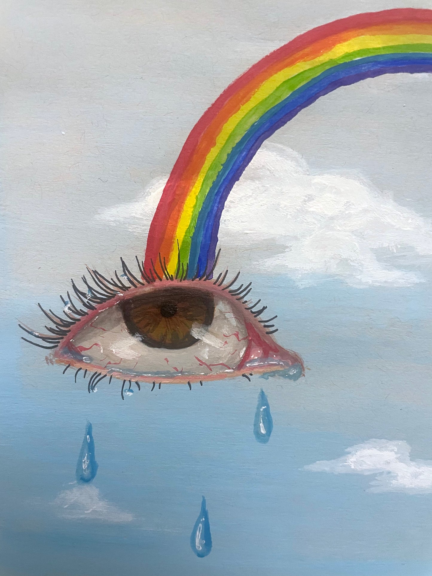 Original Art- "No Rain, No Rainbow"