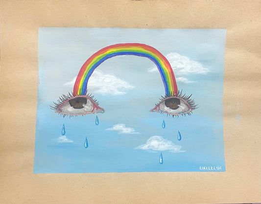 Original Art- "No Rain, No Rainbow"